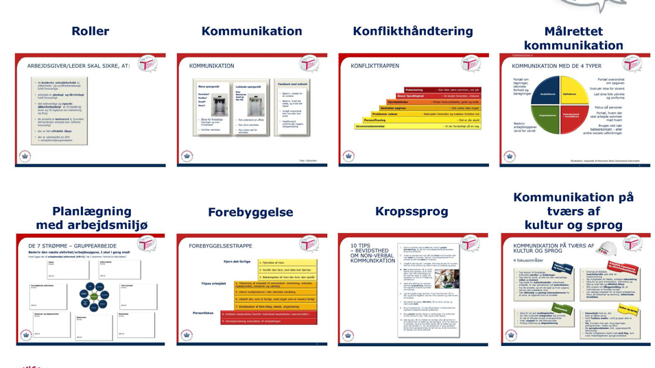 Grafik af toolbox-træning værktøjerne