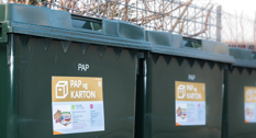 Affaldscontainere til pap