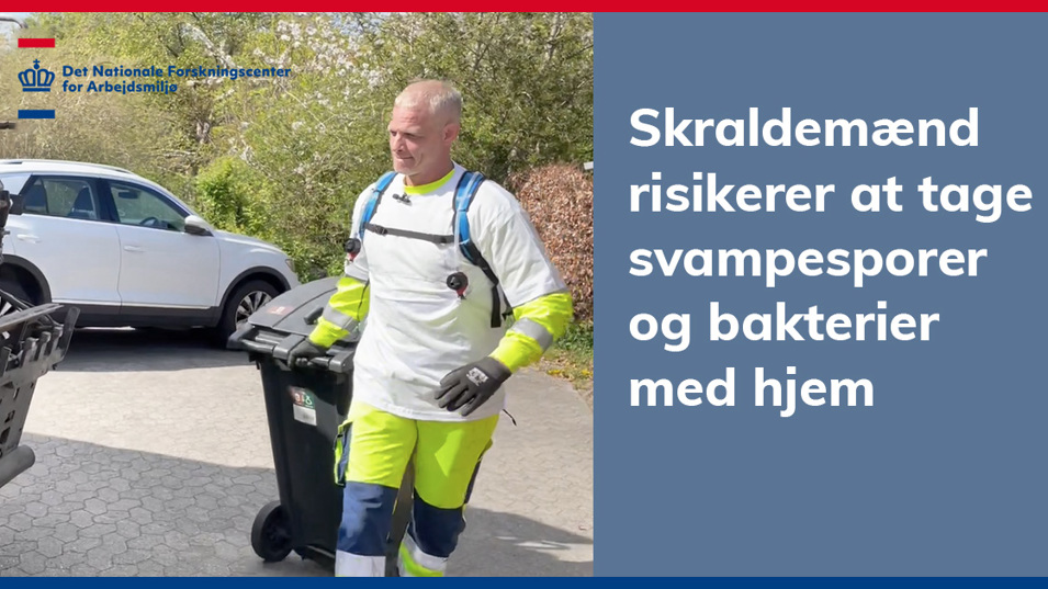 Skraldemand med måleudstyr på