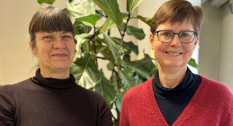 Professor på NFA Ulla Vogel og seniorforsker på NFA Anne Saber