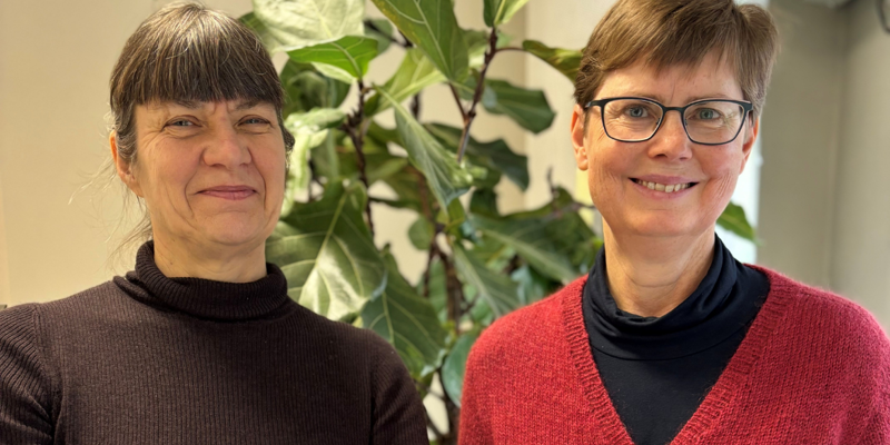 Professor på NFA Ulla Vogel og seniorforsker på NFA Anne Saber