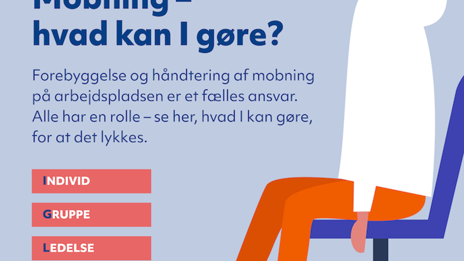 Grafik med kvinde på kontorstol